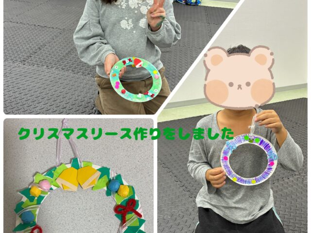 クリスマスリース作り