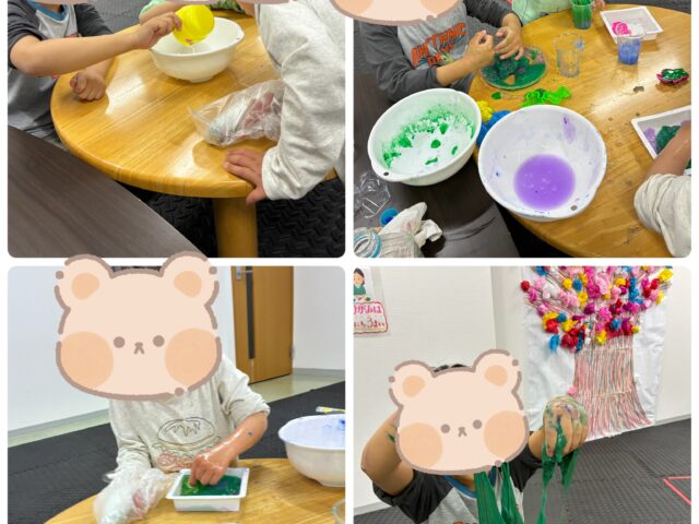 スライム作り☺️